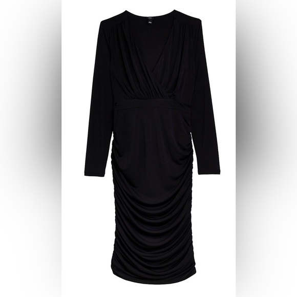 ✨NWT✨ River Island Black Midi Dress - Picture 4 of 5